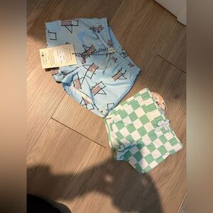 bundle of 2  swimsuits baby boy New with Tag 6-12